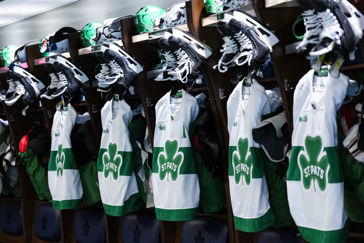MapleLeafs's tweet photo. Goin’ green 🟢 https://t.co/8nGK0WLuwd
