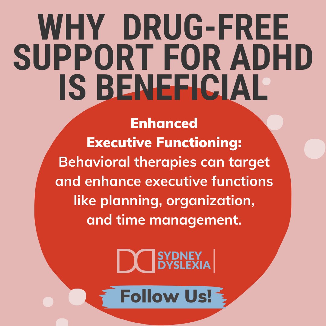 HoiBarbara's tweet image. Discover the transformative advantages of drug-free ADHD support. 🧠💪 Behavioral therapies can pave the way for a brighter future. Hone in on the vital skills for success. See sydneydyslexia.com
🔗 #ADHDsupport #DrugFreeSolutions #BehavioralTherapy #ADHDWellness