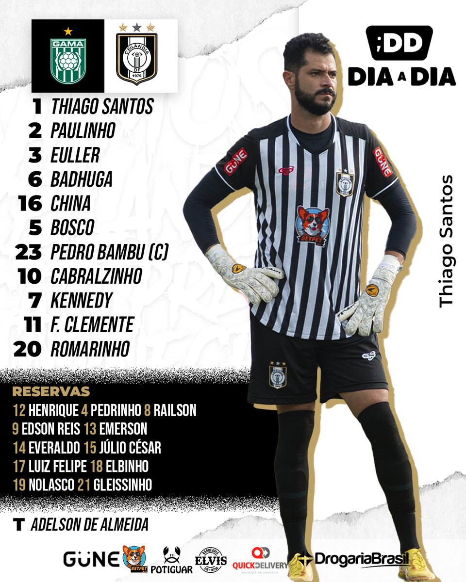 ceilandia_ec's tweet photo. Acompanhe na tela os craques que vão a campo vestindo o manto alvinegro do Ceilândia nesta partida decisiva.

Pra cima Ceilâândiaaaaa, bora!

#Ceilandia #Semifinal #GatoPreto #ffdf https://t.co/Tf5VsPoi5m