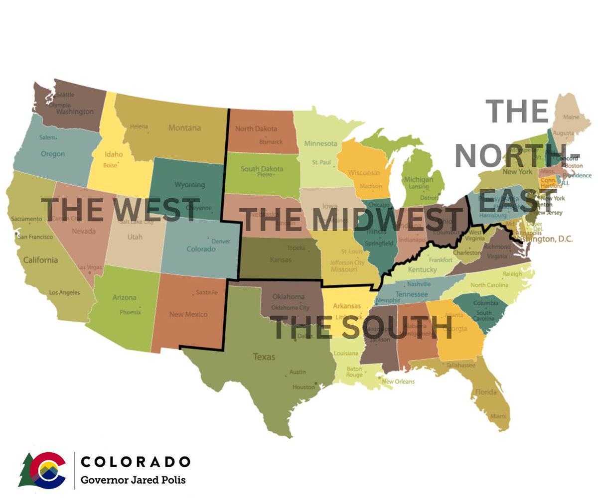 For those unaware, Colorado is a Western state, not Midwestern.