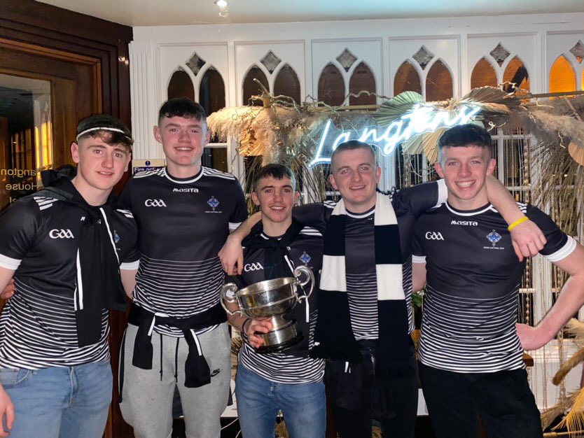 Huge congrats to the Clara boys who won the All Ireland Colleges Final with St. Kieran’s today in Croke Park! Special mention to Rory Glynn who won the Man of the Match award for the second year in a row. L-R: Harry Boyle, David Barcoe, Rory Glynn, Cian Kelly & Sean Carrigan.