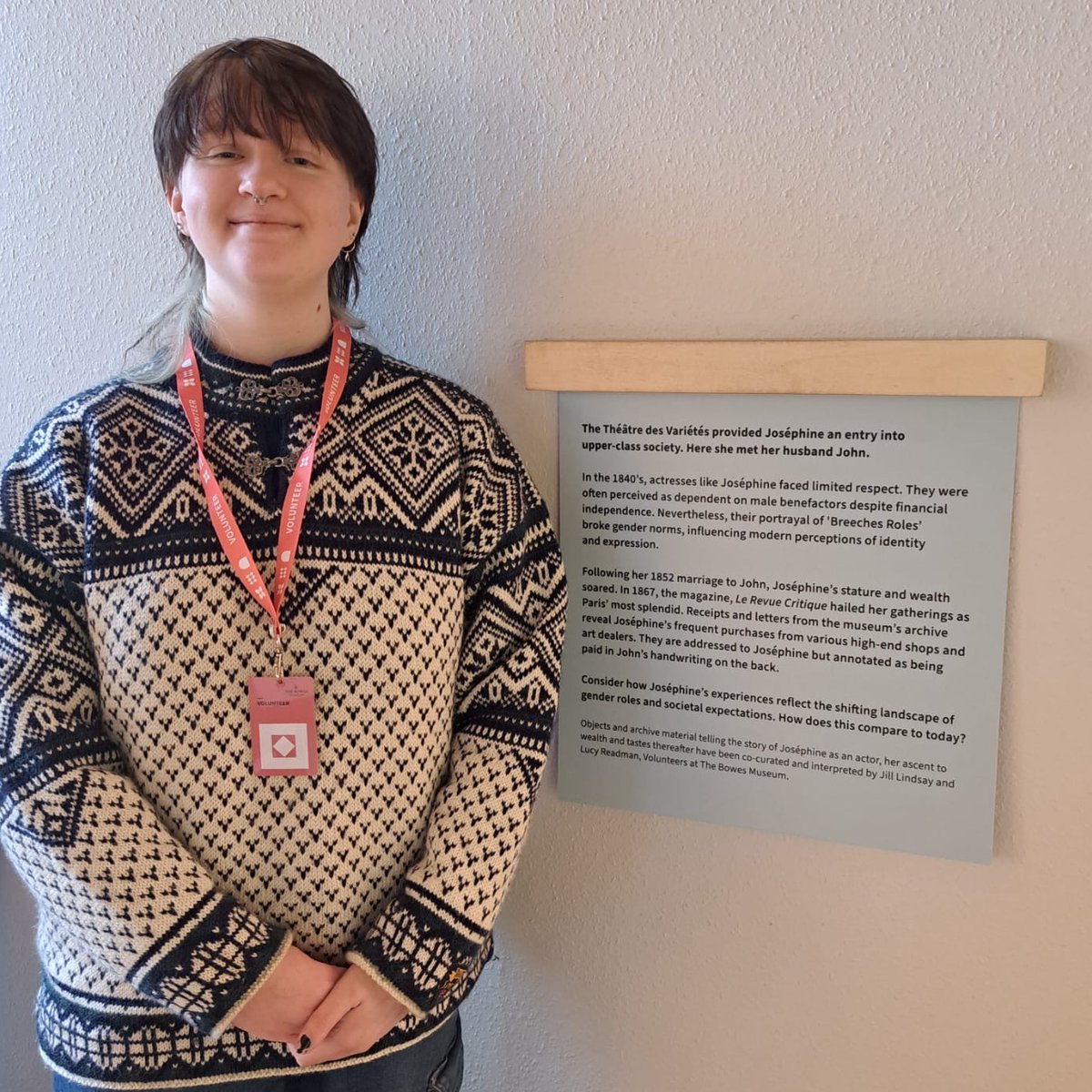 TheBowesMuseum's tweet photo. Get involved as a Curiosity Activator Volunteer at The Bowes Museum
Apply by Midnight Sunday 17th March
For more information and to apply visit https://t.co/o2CNTE2K4s

#VolunteerOpportunity #CuriosityProject #TheBowesMuseum https://t.co/g9WXYDiOio