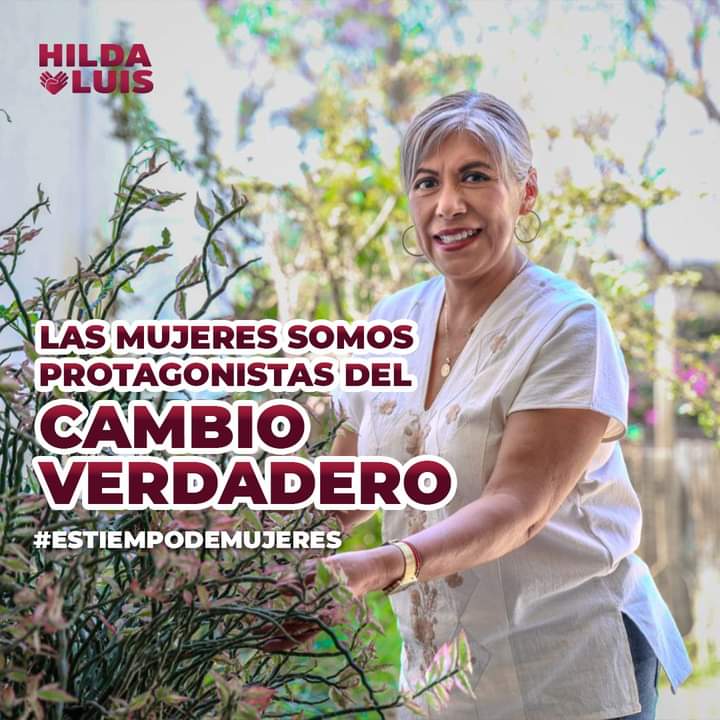 Las mujeres somos el pilar de la cuarta transformación, con fuerza, dedicación y valentía luchamos por el bienestar de nuestras familias.
¡Feliz sábado! 
#HildaLuis #EsTiempoDeMujeres #SanJacintoAmilpas #Transformacion #segundopisodela4t
@HildaLuisOaxaca