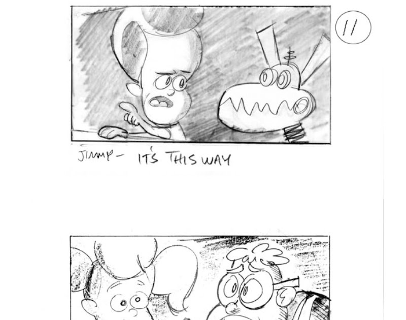 the first drawing is inspired by some jimmy storyboards i found by bob camp!! can't get enough of this style