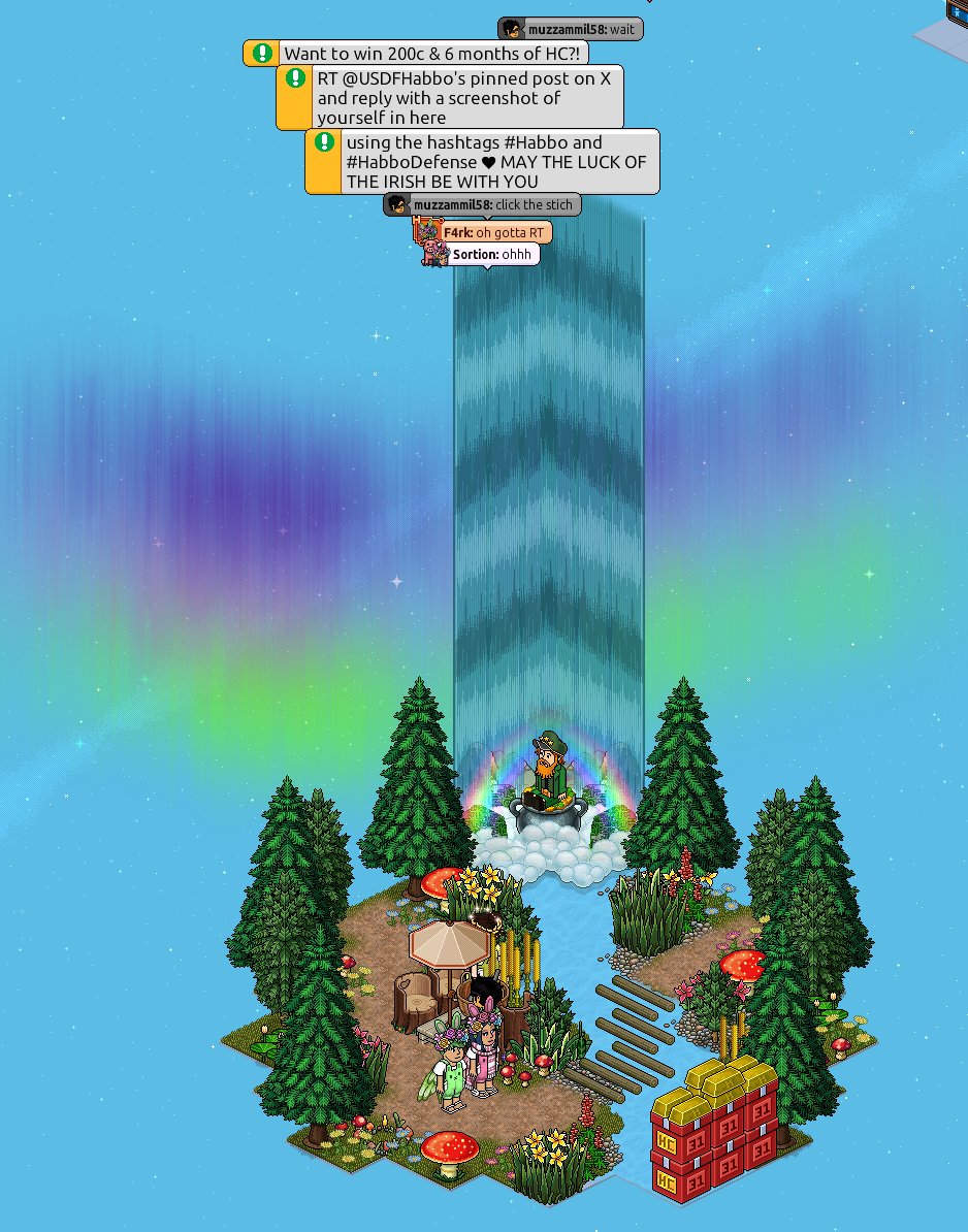 F4rk2's tweet photo. @USDFHabbo #Habbo #HabboDefense MAY THE LUCK OF THE IRISH BE WITH YOU https://t.co/jFpNZhCgYd