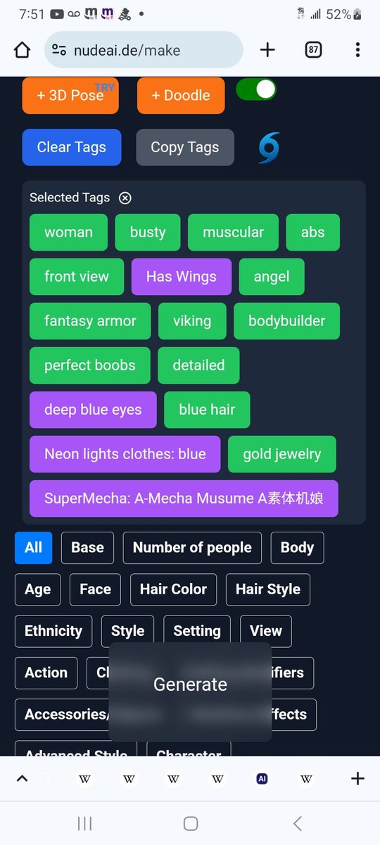 2g_shah's tweet photo. Making Ukrainian inspired warrior Angels using @nudeaicom 

#Ukraine 
#Ukrainian 
#SlavaUkraïni https://t.co/8VqGbg4q2C