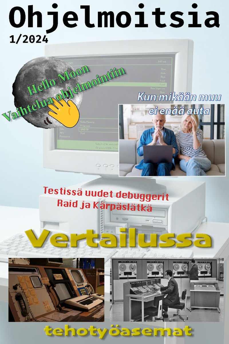 hapi66_'s tweet photo. Tänään on julkaistu uusi ohjelmistokehitykseen keskittyvä lehti, Ohjelmoitsia. https://t.co/dsZy83vtRi