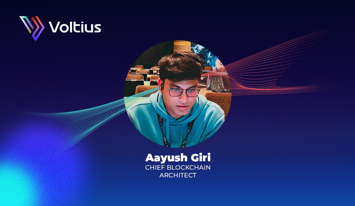 voltiusai's tweet photo. Voltius is proud to announce the addition of Aayush Giri, a distinguished blockchain developer and DeFi enthusiast, to our team! 👏

Aayush's expertise in Solidity, smart contracts, and decentralized applications will be pivotal as we continue to innovate for a safer #blockchain ecosystem.

Read more about his journey and vision for the future. 👇

https://t.co/HUXVJsOJDj