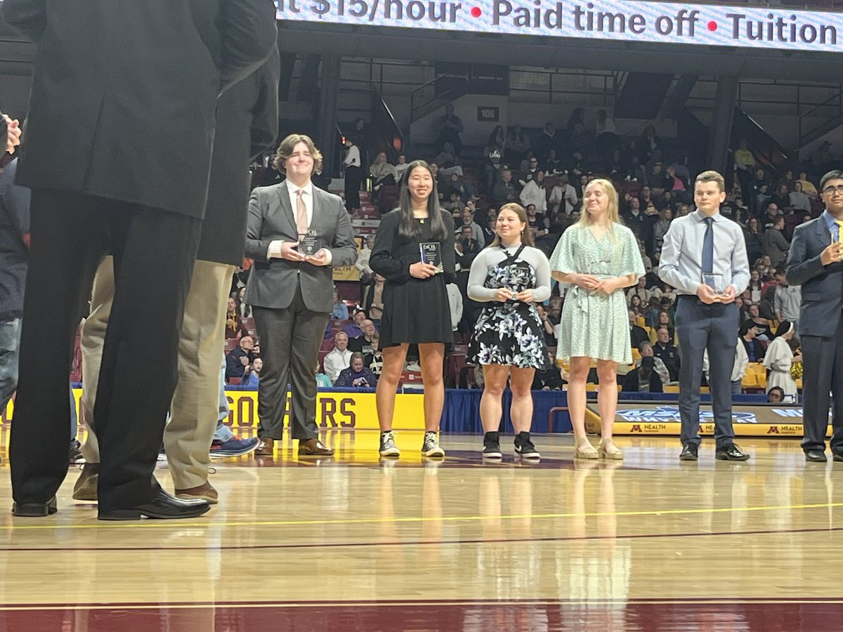 ParkWolfpack's tweet image. Hollen and Sam were recognized today as 2 of the 40 state-wide #MSHSL ExCEL award winners. Such a great honor!