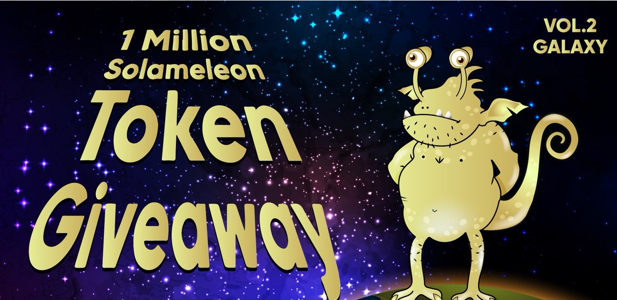 Solameleon's tweet photo. 🪙 1 MILLION $MELEON TOKENS 🪙

We're giving away 1 Million tokens

$MELEON Solana Meme Token

1⃣RT &amp; Tag 3 Friends
2⃣ Fill form https://t.co/qOv7mtHDjr

 #Giveaways #meme #Metaverso #meta #binance #gate #solana #avax #bome https://t.co/uIGV54IeLT