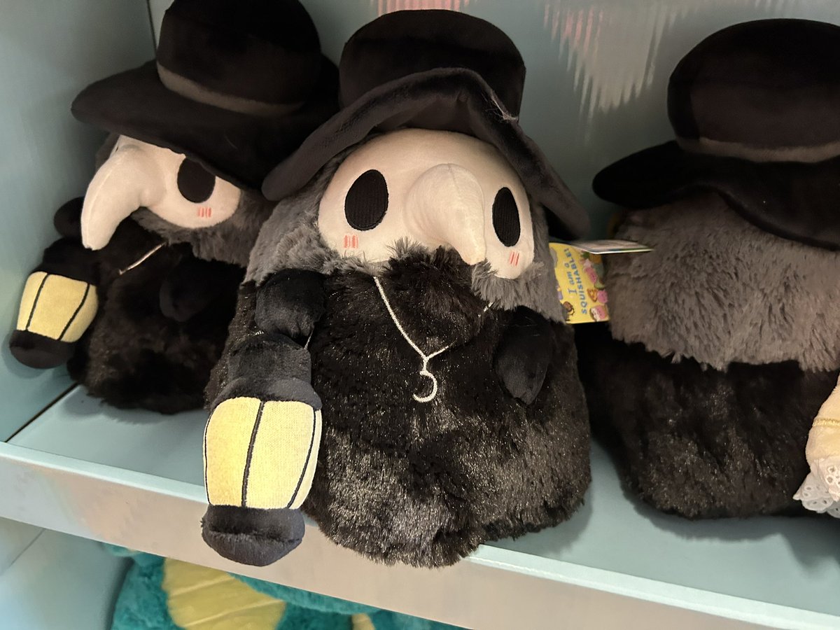 tookybyrd's tweet photo. @DrLindseyFitz saw this cute plague doctor squished plush and I thought of you right away. I hope it makes your day. https://t.co/48m7FRKIXX