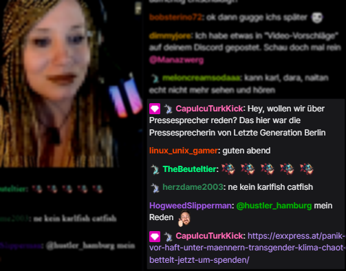 ningyotsvkai's tweet photo. Diese Reaktionen von #Streamern werden bewusst gepusht und von Capulcu TurkKick eingeordnet,
weil die Streamer auf Twitch keinen Plan haben.

@KickTurk verbreitet damit bewusst Hetze. 

Weil Salamii sowie JayRiddle sich über die Pressesprecherin von Oma gegen Grün waren: https://t.co/Wik02tEkm2