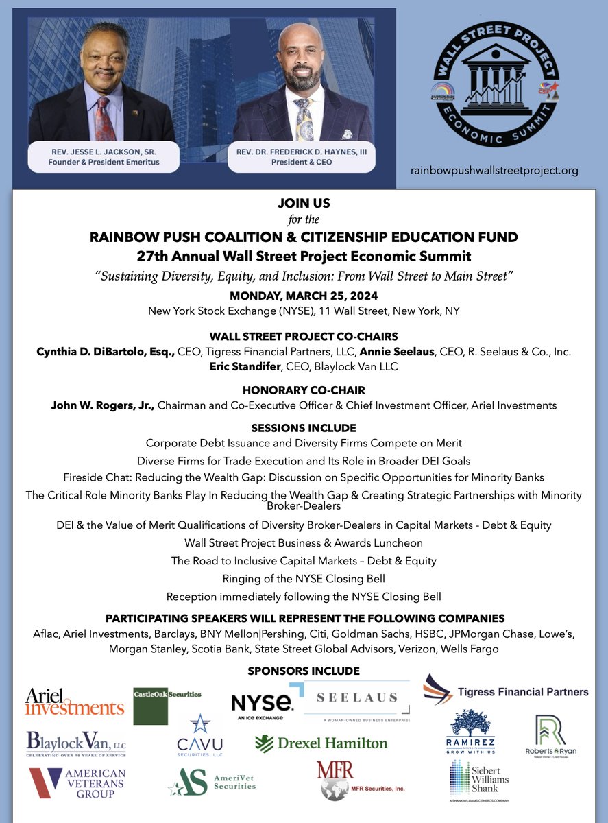 Wall Street Project tweet media