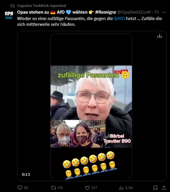 ningyotsvkai's tweet photo. Diese Reaktionen von #Streamern werden bewusst gepusht und von Capulcu TurkKick eingeordnet,
weil die Streamer auf Twitch keinen Plan haben.

@KickTurk verbreitet damit bewusst Hetze. 

Weil Salamii sowie JayRiddle sich über die Pressesprecherin von Oma gegen Grün waren: https://t.co/Wik02tEkm2