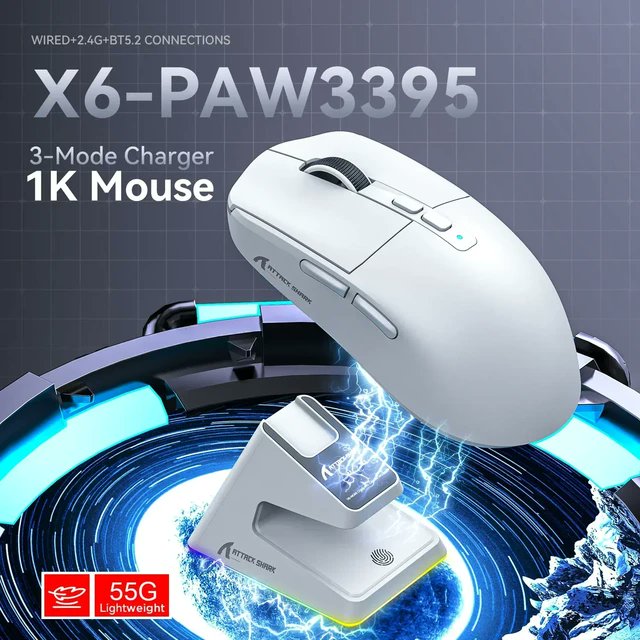 📢Promo Aliexpress🤑

↪️Attack shark x6 paw3395 mouse gaming, mouse bluetooth, conexão de três modos, rgb, base de carregamento magnético, macro🖱️

💵Por R$ 167,69 ↩️
💳em 2x R$ 85,94

🔗Confira mais: s.click.aliexpress.com/e/_DlFodJx

#Oferta #desconto #Attackshark #mouse