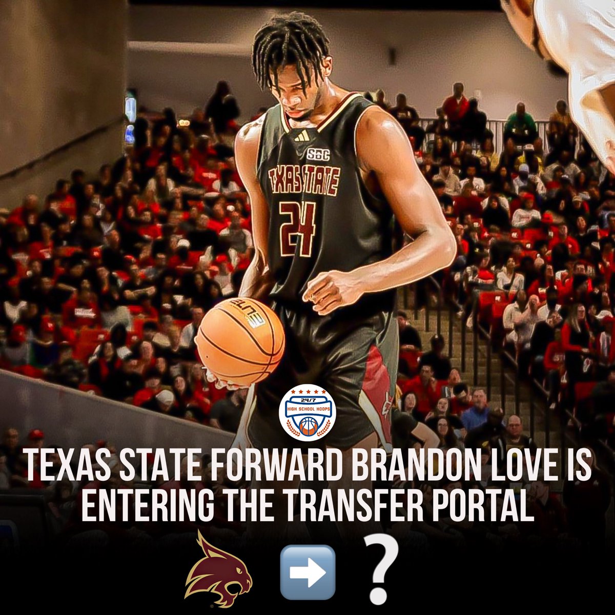 NEWS: Texas State forward Brandon Love is entering the transfer portal, a source tells me. Love has spent his entire three-year collegiate career at Texas State and has continued to improve in each season. Started all 34 games this year for the Bobcats. He averaged 10.4PPG,…