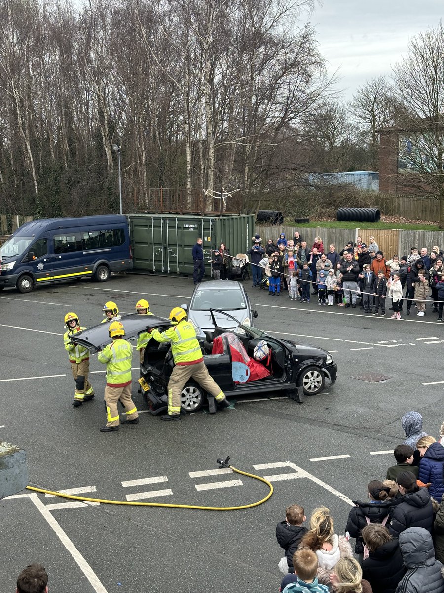 What a fantastic day at Croxteth Station's open day today with demos of firefighting, Fire Cadets, RTC casualty extraction, and much more! Thanks to everyone who came and made it such a great day. 🚒👍