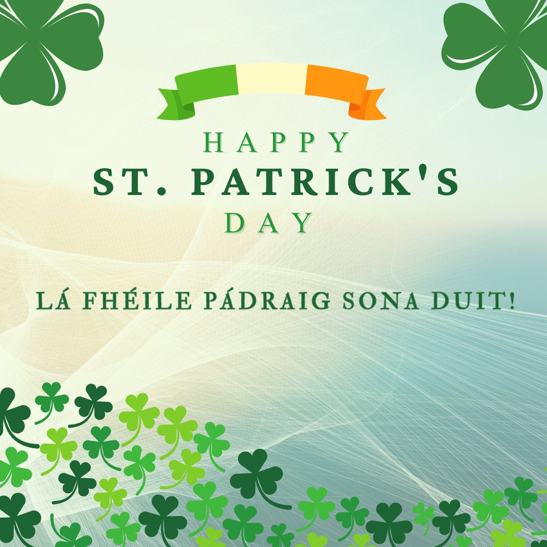 ☘️Lá Fhéile Pádraig sona daoibh!🇮🇪 🇮🇪Wishing everyone a very happy St Patrick's Day!💚
