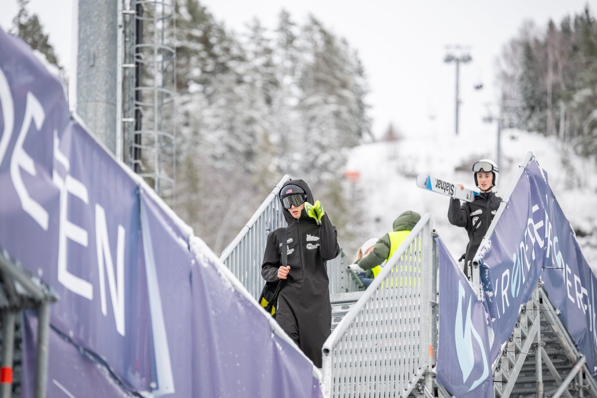 Wind is the worst🫠 Today’s Ski Flying HS240 was postponed due to strong winds.

However… That means we get 2️⃣ Ski Flying World Cups tomorrow🤩 Tune in on skiandsnowboard.live to cheer on Erik and Tate🚀 #TeamUSA #weliveforit #SkiFlying