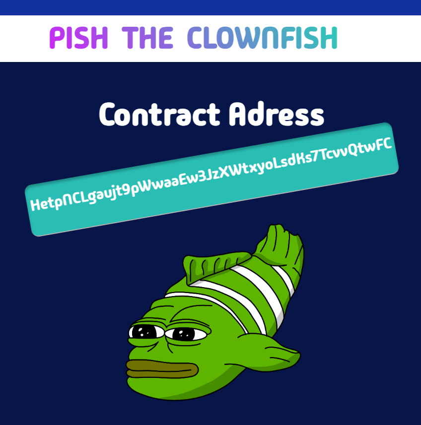 0xMoreBeans's tweet photo. Token:  $PISH
Contract: HetpNCLgaujt9pWwaaEw3JzXWtxyoLsdKs7TcvvQtwFC

$BOME $DONK $BORE $MONKE $FIST $BOBA $BUME $DOGE $SHIB $ELON #TESLA https://t.co/INhVCJCX3b