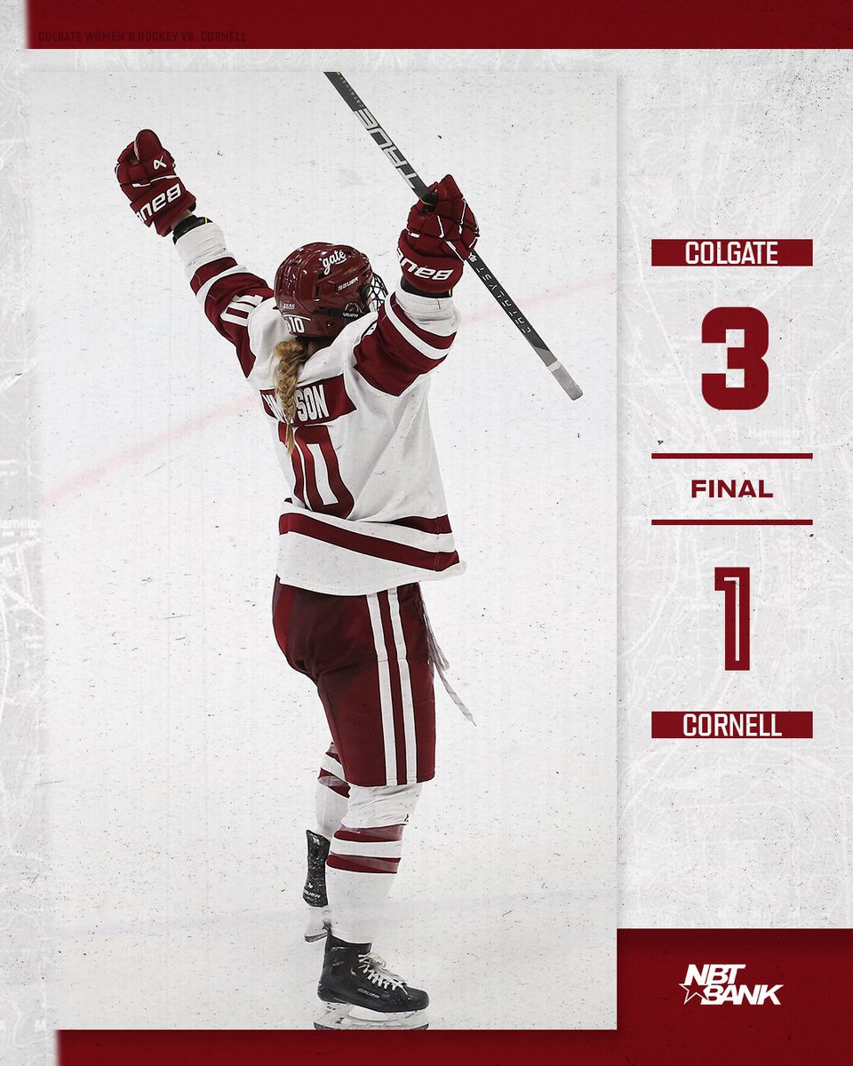 Colgate is headed to the Frozen Four!!!

#GoGate | #WePlayFree