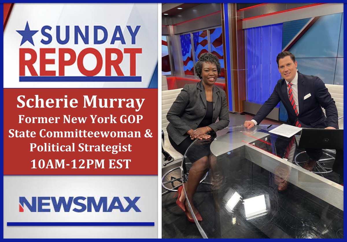 Join me this Sunday with the amazing @Glasgow_Jon on the Sunday Report @Newsmax. I will be a special guest and we will be discussing the border crisis, the presidential election, TikTok and the latest breaking political news. You don’t want to miss it!