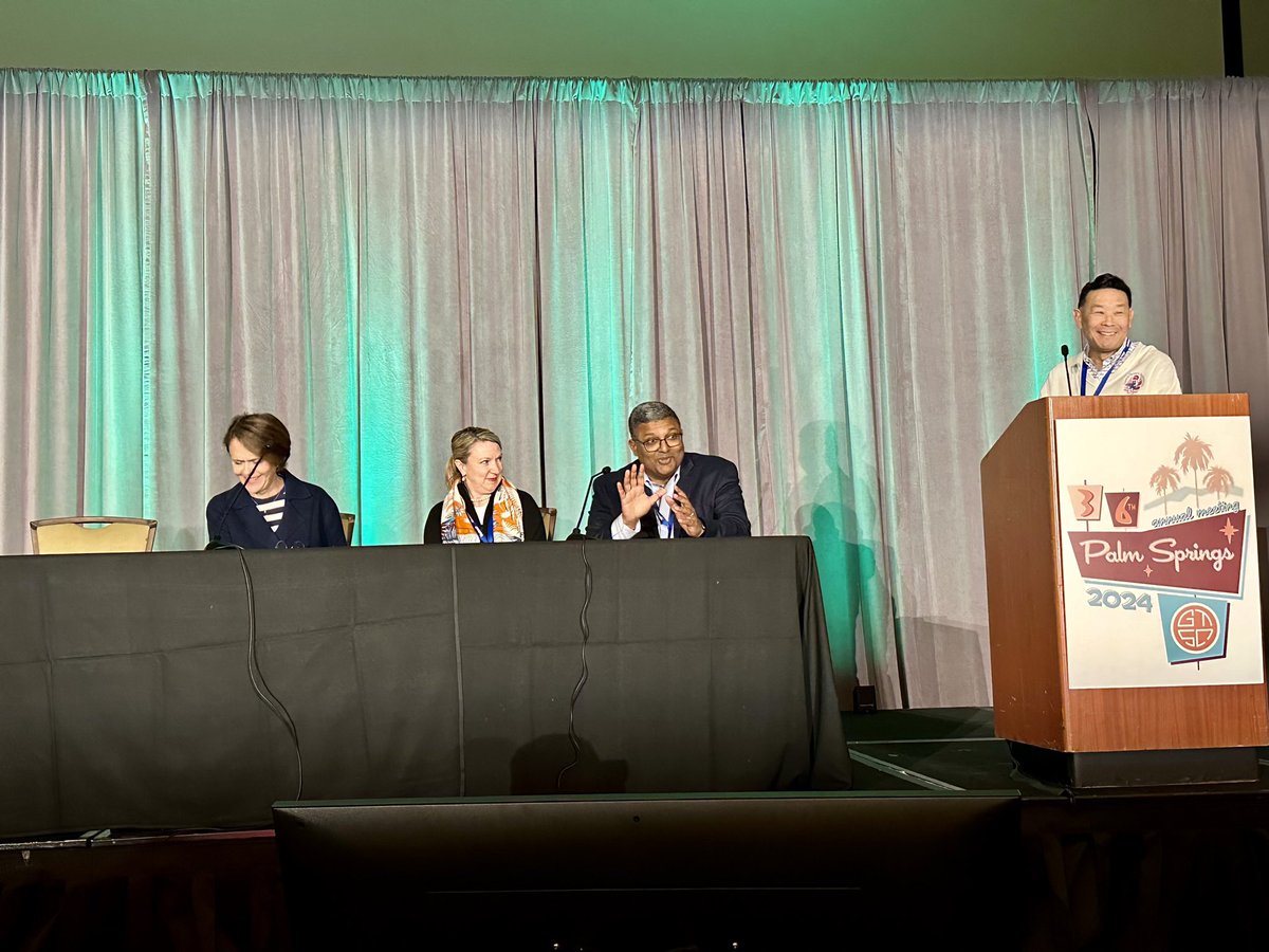 Thanks to @GenThorSurgClub for the opportunity to share the stage with @JennaRomanoMD @jdoningtonmd and @SteveYangMD as we debated the future of Thoracic Surgical training. “All progress takes place outside of the comfort zone.” - @mjbobak #GTSC2024