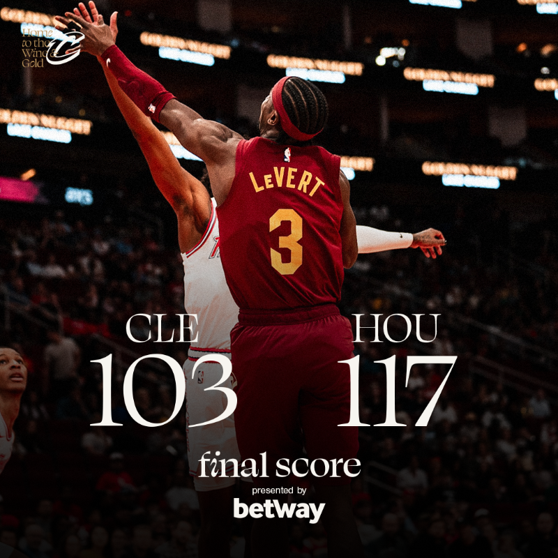 cavs's tweet photo. final.

@betwayusa | #LetEmKnow