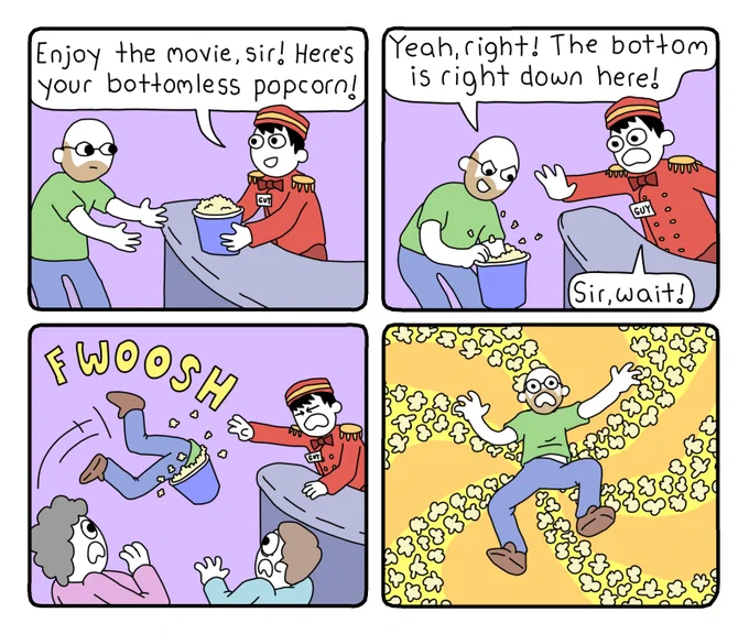 🍿 New comic: Bottomless Popcorn with Just Jon🍿
(Tap to view) 