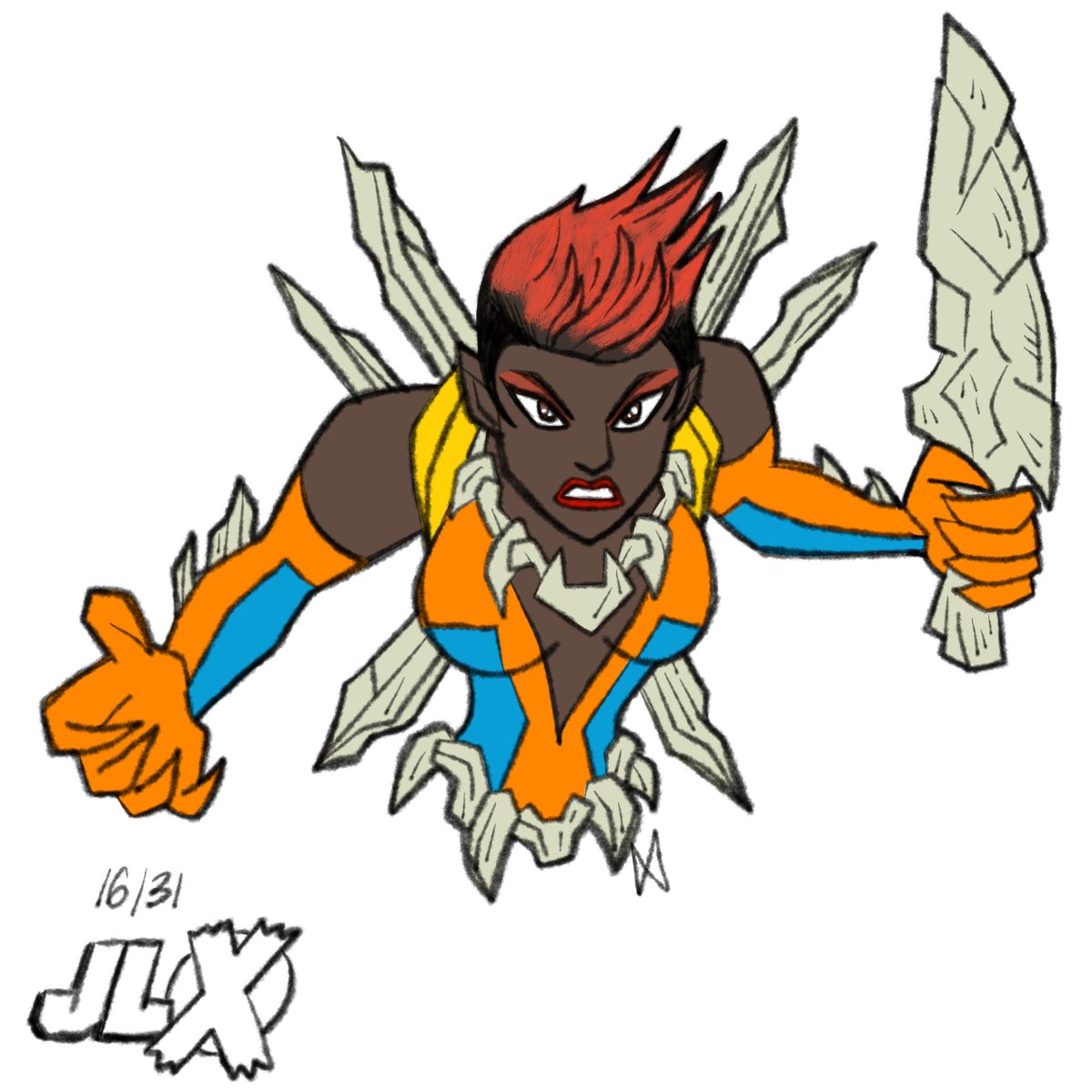 Mattycomix's tweet photo. 16/31
Amalgam JLX challenge by my pal @beefcakeboss 
Vixen x Marrow = Fossil
#vixen #marrow  #justiceleague #xmen #dccomics #marvelcomics #amalgam2024 #mattycomix #mattycomixpresents https://t.co/5SkKNGAoq5