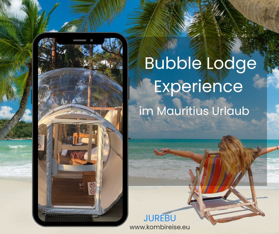 Kombireise's tweet photo. 🌴🌟 Tauche ein in ein einzigartiges Urlaubserlebnis auf Mauritius mit unserer "Mauritius &amp; Bubble Lodge Experience"! 🏝️✨
Buche jetzt deine maßgeschneiderte Mauritius Reise mit der einzigartigen Bubble Lodge Experience: https://t.co/tWXmzjFFPO 

🌟🏝️ #MauritiusUrlaub https://t.co/aYeDOQwRMQ