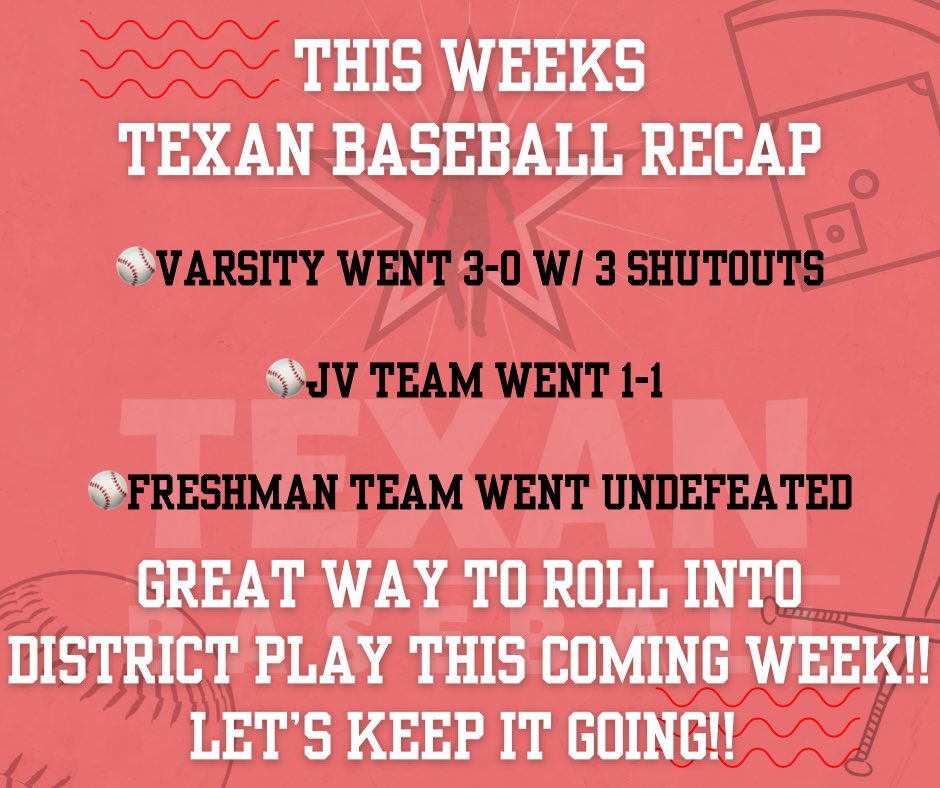 ray_bsblbooster's tweet photo. Texan Pride! ⚾️⚾️⚾️👏🏼👏🏼👏🏼 #GORAYGO @rayexanbsbl @wsrodriguez @CoachRickyG9 @wbrayfootball @wbrayhs https://t.co/8LPvCryAdh