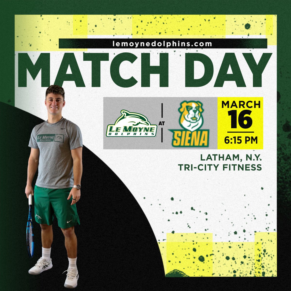 It's MATCH DAY!! and we're taking on another Upstate foe 🆚 Siena College Saints ⏰ 6:15 PM 🏟️Tri-City Fitness - Latham, N.Y.