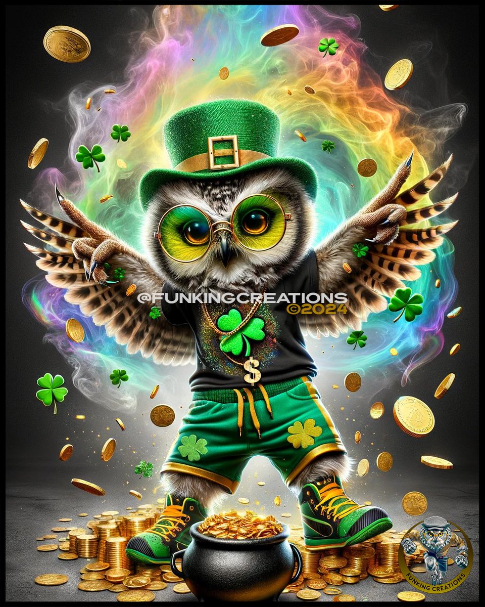funkingcreation's tweet photo. ☘️☘️☘️Happy St Patrick's Day All 🇮🇪🇦🇺 ... May the luck of the leprechauns be with you all ☘️☘️☘️
.
.
.
.
.
.
.
.
#Stpatrick #stparicksday #Ireland #Irish #luck #shamrock  #guinness #luckoftheirish #celebration #archi #owlboy  #shamrockart #leprechaun #luckyleprechaun  #rainbow https://t.co/6xSwu7OrsL