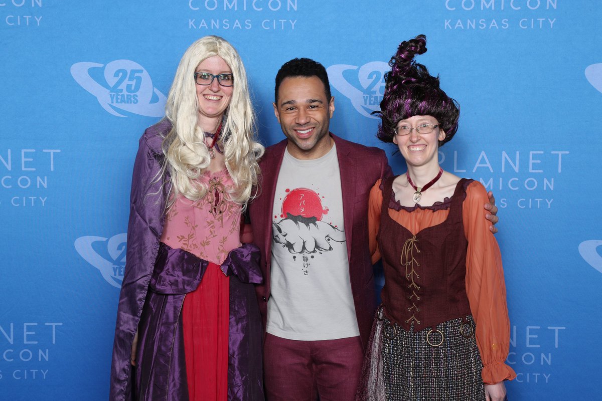 “I don’t dance.” It was amazing for @sheldon_spock1 & I to meet #CorbinBleu @PlanetComicon on Sunday!! It was his first comic convention & he wanted to know each of our names, & shook each of our hands!! #pckc #planetcomicon #pckc25th #pckc2024 #chaddanforth #highschoolmusical