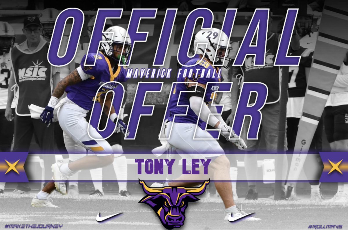 After a great call with @CoachBowen98 I’m blessed to say i’ve received my 1st offer from Minnesota State!💜💛 @MinnStFootball @CoachLBrown @TNTACADEMY1