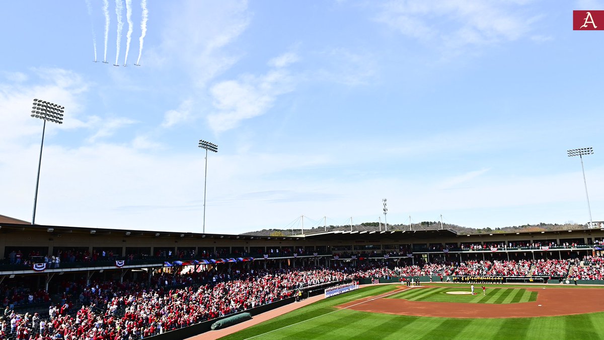 Today's attendance for game two of the series with Missouri: 10,434