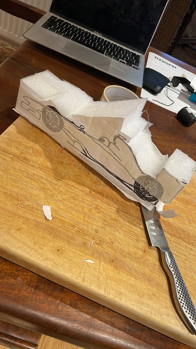 rg12t's tweet photo. @Charles_Leclerc and @Carlossainz55 and @schumacher  and @MassaFelipe19 - super proud to create a Ferrari model from clay - many hours and sculpture- what do you think?  @ScuderiaFerrari https://t.co/9F7ewze1CP