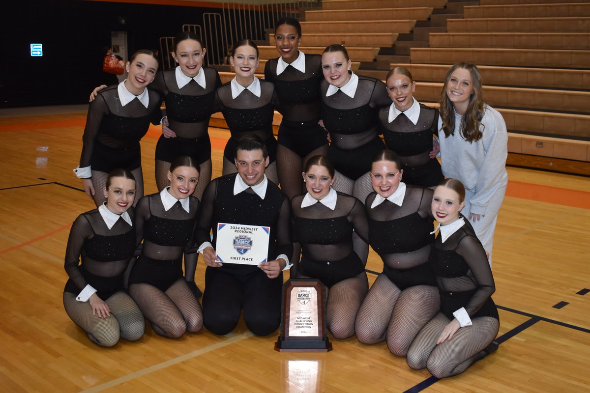 DANCE: THREE-PEAT!!! With a score of 90.56, the Baker  Wildcats are the 2024 Midwest Regional Dance Champions!!