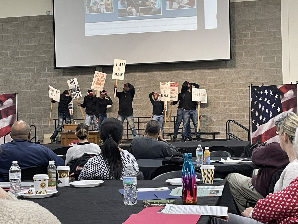 JWRiley43's tweet photo. The @JWRiley43 Leadership Team enjoyed the 4th Annual Racial Equity Summit! The @IPSSchools team, @Nspdksorority, and the facilitators were all amazing 💪🏽Contining to move #OnwardandUpward as we have Courageous Conversations. #TeamIPS @CDSam43 @AignerBlade #DeanMitchell #ICPrice https://t.co/UxOcVERrxr