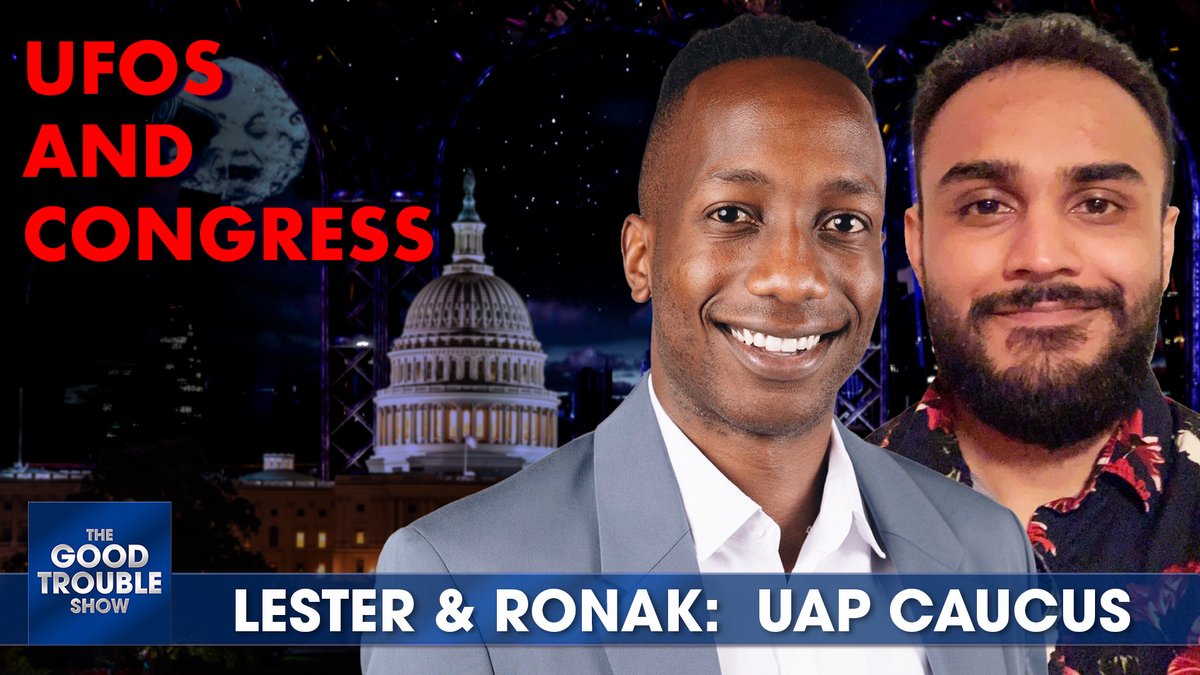 🔥LIVE: Sunday, March 17th, 12pm Pacific Lester Nare & Ronak Patel from @uapcaucus join us to discuss their efforts to shape Congressional & overall public policy on UFOs plus the Langley AFB UAPs. CLICK👇 youtube.com/live/8YoQVcT-h… #ufotwitter #uaps #ufos #ufo #uap #uaptwitter…