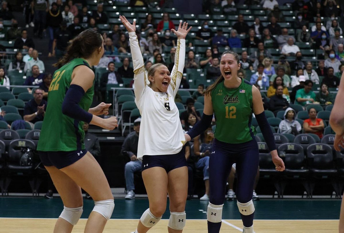 Notre Dame Volleyball tweet media