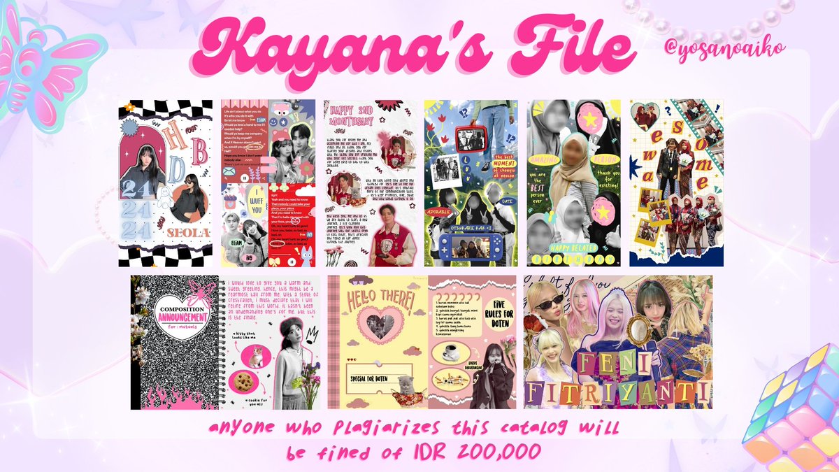 beeps — beeps 👧🏼🎀⭐️
aku open jasa corat coret nih! start from 3k [ sudah ada 4OOO+ testi ] ; avail for bucin &amp; birthday needs, letter, scrapbook, custom edit, dll. avail untuk foto idol ataupun rl &amp; bisa inrush 🚀✨️

💌 : dm or wa.me/+6289603558191