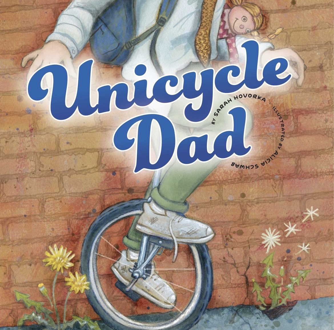 This story truly touched my heart! UNICYCLE DAD by @HovorkaSarah & @aschwabart follows a young single dad and his two young children as they navigate the pressures of poverty. This picture book celebrates resilience and a father’s love and devotion beautifully. A must-read! 💙