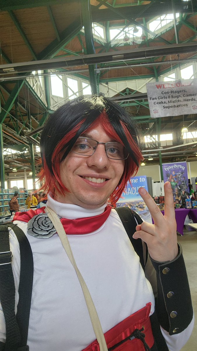 AckleyAttackTV's tweet photo. Day 1 has officially come to a close and Ruby Rose is heading out. I'll be back tomorrow for Day 2 as Ash Ketchum from Pokémon. See you guys for Day 2. ;)

#ruby #rubyrose #rubycosplay #rubyrosecosplay #rwby #rwbycosplay #syracusecollectorscon #syracusecollectorscon2024 https://t.co/LZNBmGNmgN