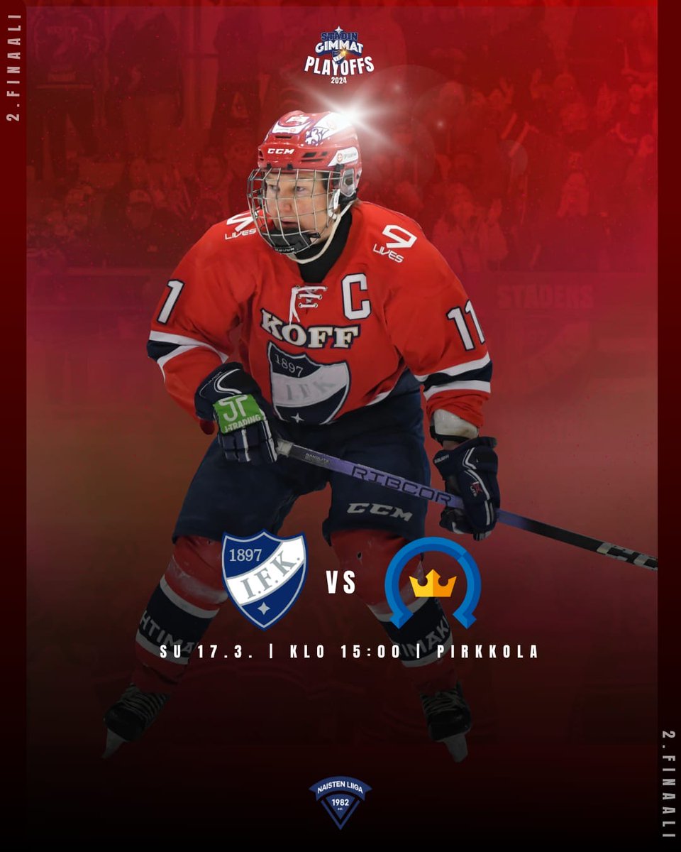 StadinGimmat's tweet photo. PELIPÄIVÄ! 🔥 

🆚 K-Espoo 
🕛 15:00
📍 Pirkkola 
🎟️  15€/10€ suositellaan ostettavasti https://t.co/KE4FbtRO7y etukäteen 
📺  MTV Katsomo &amp; https://t.co/QROD9C0koS 
🌭  TU10&amp;8 makkaramyynti ylätasanteella ulko-ovien edessä

#HIFK #stadingimmat #hifknaiset #röda #naistenliiga https://t.co/0BPNM8KaeV