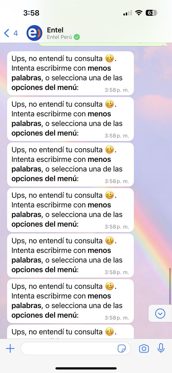 lubookslover's tweet photo. @EntelPeru Esta es su excelente ayuda https://t.co/9Gfn43a2gB