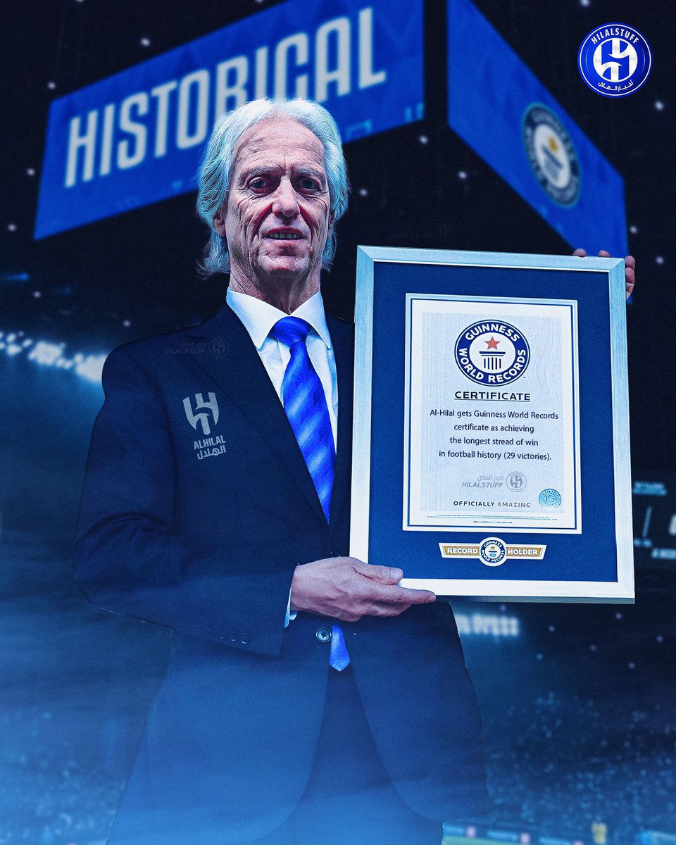 ياكاتب التاريخ لاتُغلق الصفحات ..
هلال جيسوس لن يكتفي بـ 29 فقط ! 💙