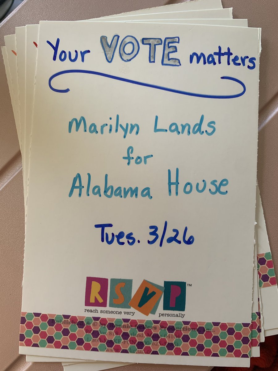 “Paws-itively” have to support Marilyn Lands for AL House! #postcardstovoters
