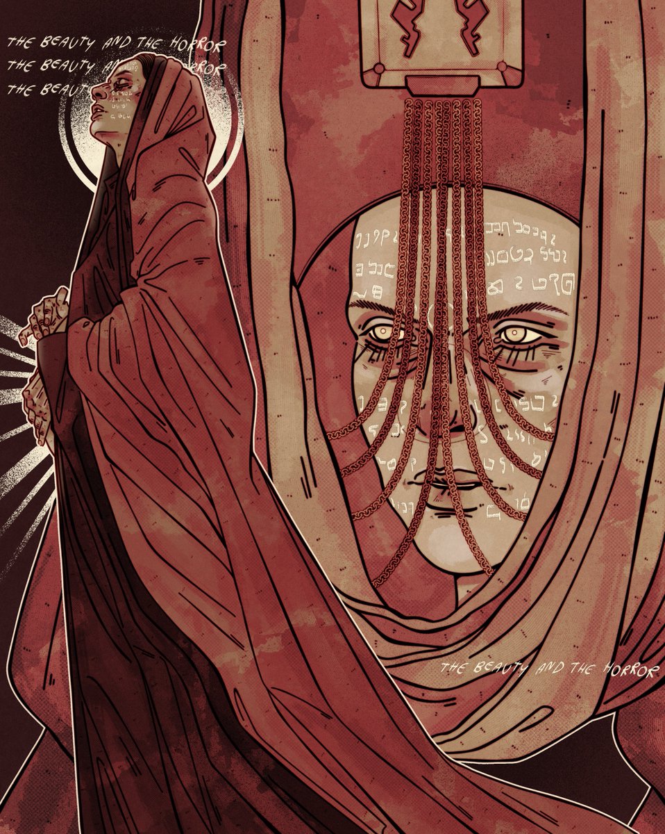 the beauty and the horror.

tags: dune ii 2 lady jessica atreides paul bene gesserit jessica ferguson art fanart illustration #dune #Dune2